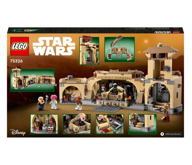 LEGO Star Wars™ 75326 Sala tronowa Boby Fetta - 1035604 - zdjęcie 9